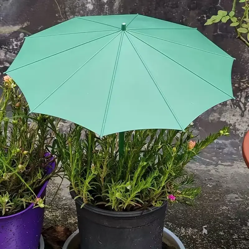 3pcs Garden Plant Sunshade Umbrella for Outdoor Potted Plants Bonsai 34cm UV Protection Shade Cover Easy Installation