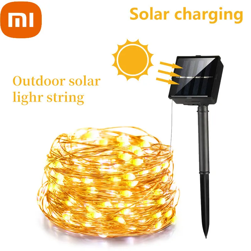 

Xiaomi Solar Led Light Outdoor 32M Festoon Led Lamp Solar Garden Lights Outdoor Waterproof Fairy Lights for Garden Decoration