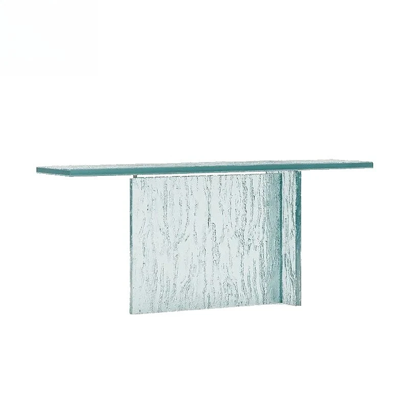 

Light luxury high-end creative glass entrance villa minimalist designer home decoration entrance