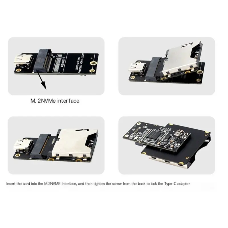 Hot Selling-2PCS NVME M-Key M.2 PCIE 4.0 3.0 To Cfexpress Type-A High Speed SSD Expansion Board Adapter For PC Ultrabook Card Re