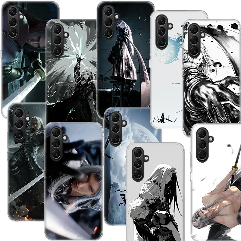 Anime FINAL FANTASY 7 BloodyBeni Phone Case Samsung A05S A15 A25 A35 A55 A04S A14 A24 A34 A54 Galaxy Note 20 Ultra 10 Lite 9 8 A