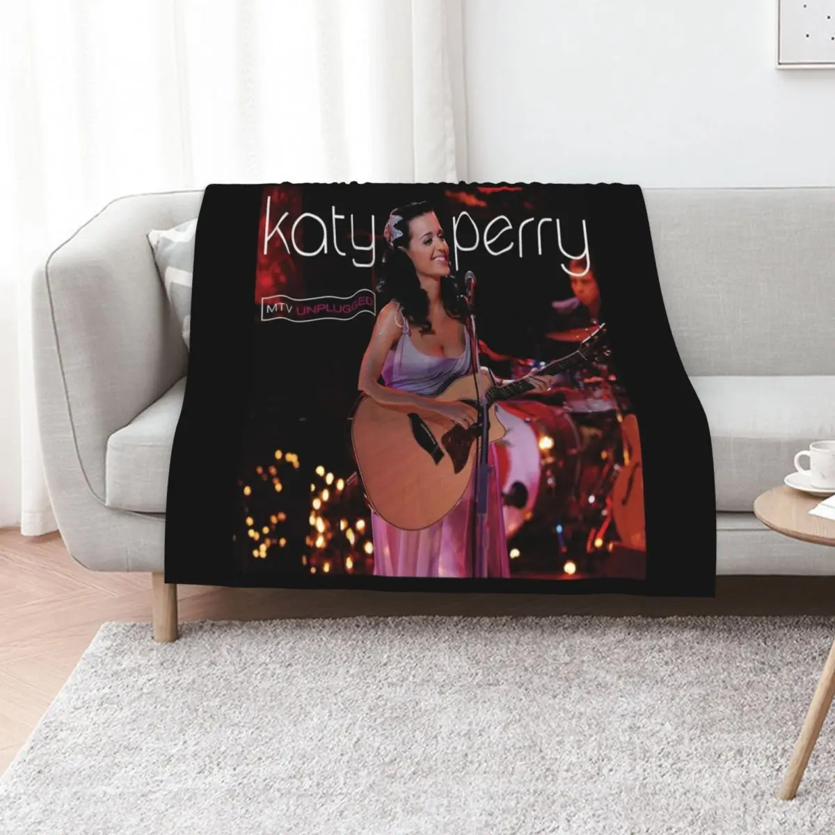 

Katy Perry mtv unplugged Throw Blanket valentine gift ideas Blankets For Bed Plush Decorative Beds Blankets