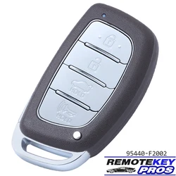 DIYKEY 95440-F2002 inteligentny klucz zdalny bezkluczykowy 433.92MHz 8A Chip 4-przyciskowy pilot do Hyundai Elantra 2019 2020