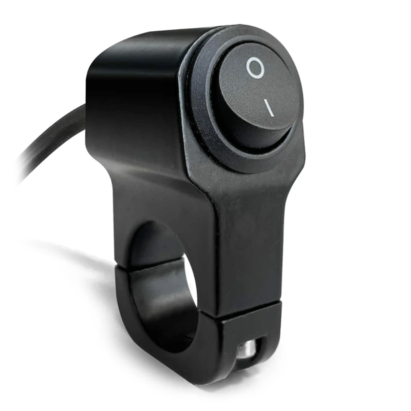 

920L Upgraded 7/8-inch Motorcycle Handlebar Control Universal Mount LED Headlight On/Off with Button Durable