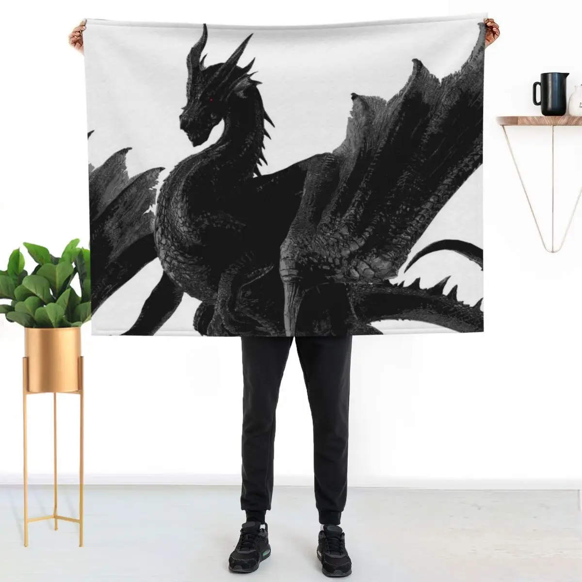 

Fatalis 3 (ミラボレアス) (Miraboreasu) Throw Blanket All Season Soft Lightweight Blanket for Home