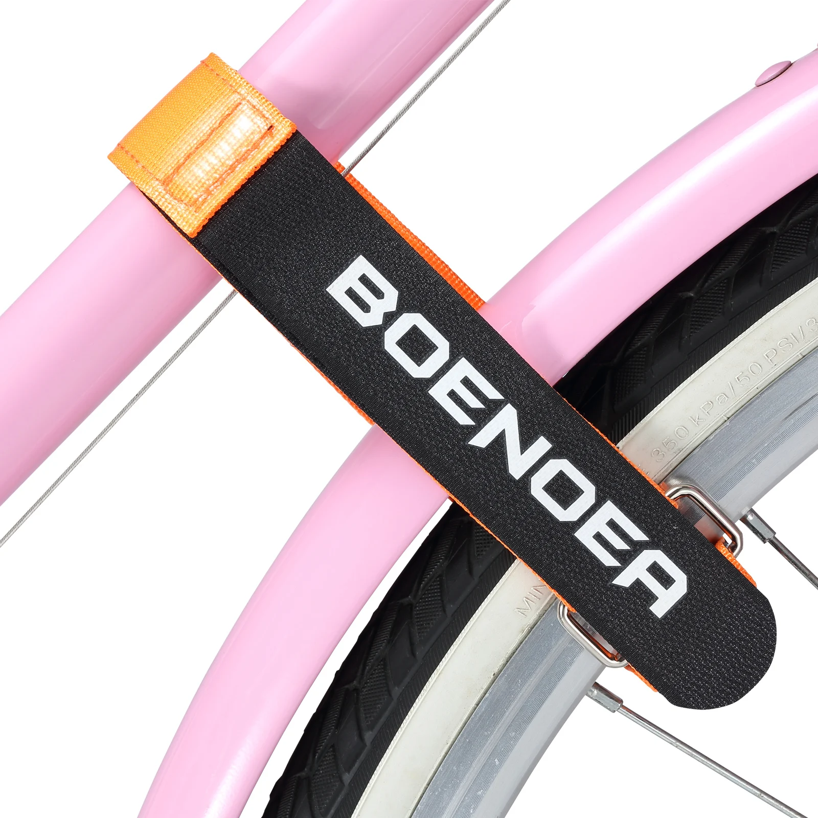 Boenoea Bike Rack Strap Bicycle Wheel Stabilizer Straps with Gel Grip Adjustable Nylon Bike Straps