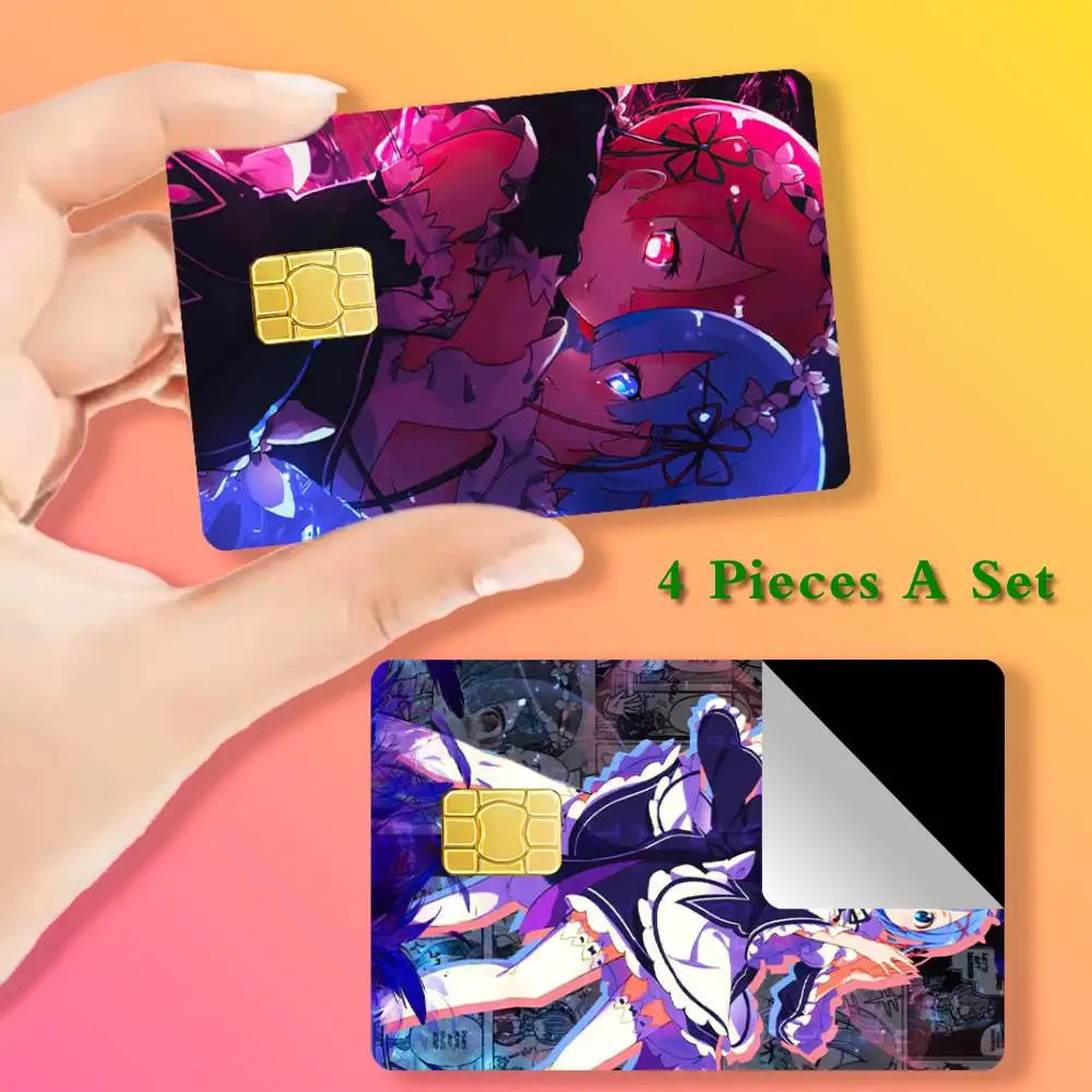 

R-Ram R-Rem Card Stickers Cover Film Sticker for Debit Credit Bank Card Waterproof