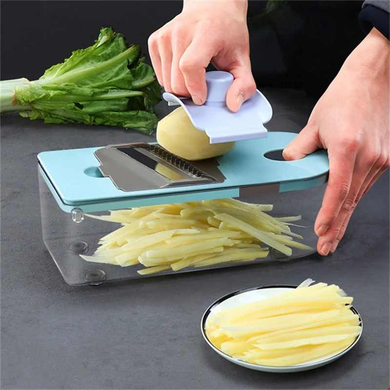 

Vegetable Cutter Grater Slicer Carrot Potato Peeler Food Cooking Tools Cheese Onion Steel Blade Kitchen Accessories Fruit