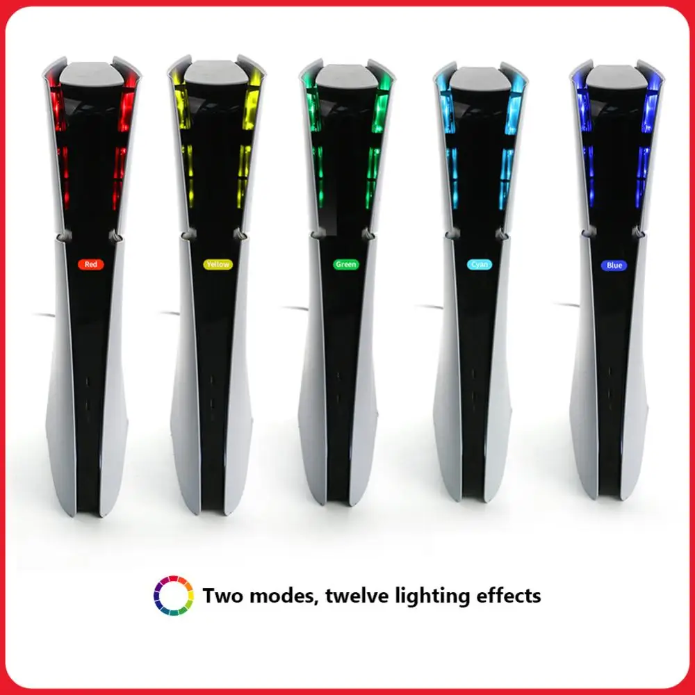 

Комплект светодиодных RGB-лент и колец для консолей Switch/Slim/Pro, USB RGB-ленты для кругового освещения, аксессуары для DIY-декора