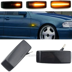 Car-styling For Mercedes-Benz C E S SL CLASS W201 190 W202 W124 W140 R129 Dynamic Turn Signal Side Marker Light