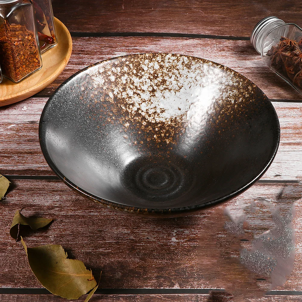 

3pcs Ceramic Set Bowl Soup Noodle Salad Food Serving Tableware Household Kitchen Dining Bowl