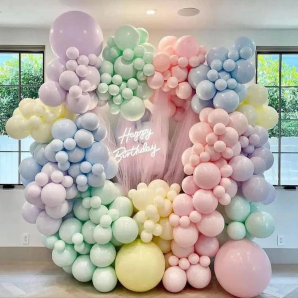 

5/10/18inch Macaron Latex Balloons Pastel Candy Balloon Wedding Party Rainbow Unicorn Birthday Decoration Baby Shower Air Globos