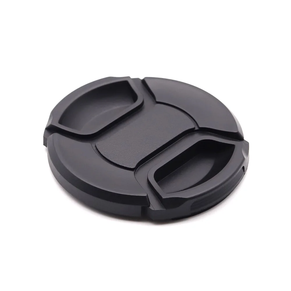 Center Pinch Lens Cap Lid Cover 62 67 72 77 82 86 mm Universal Plastic For Sony Canon Nikon Pentax Olympus Panasonic Fujifilm