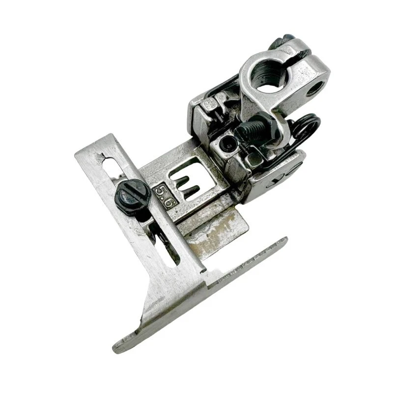 Handmade 3-Needle 5.6 mm Adjustable Edge Guide PRESSER FOOT for Flatbed INDUSTRIAL Coverstitch Sewing Machines