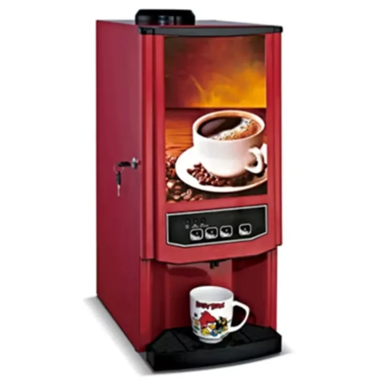 

【2026】Commercial Service Equipment Instant Coffee Powder Machine Two Cartridge Hot and Cold Coffee Automatic Machine