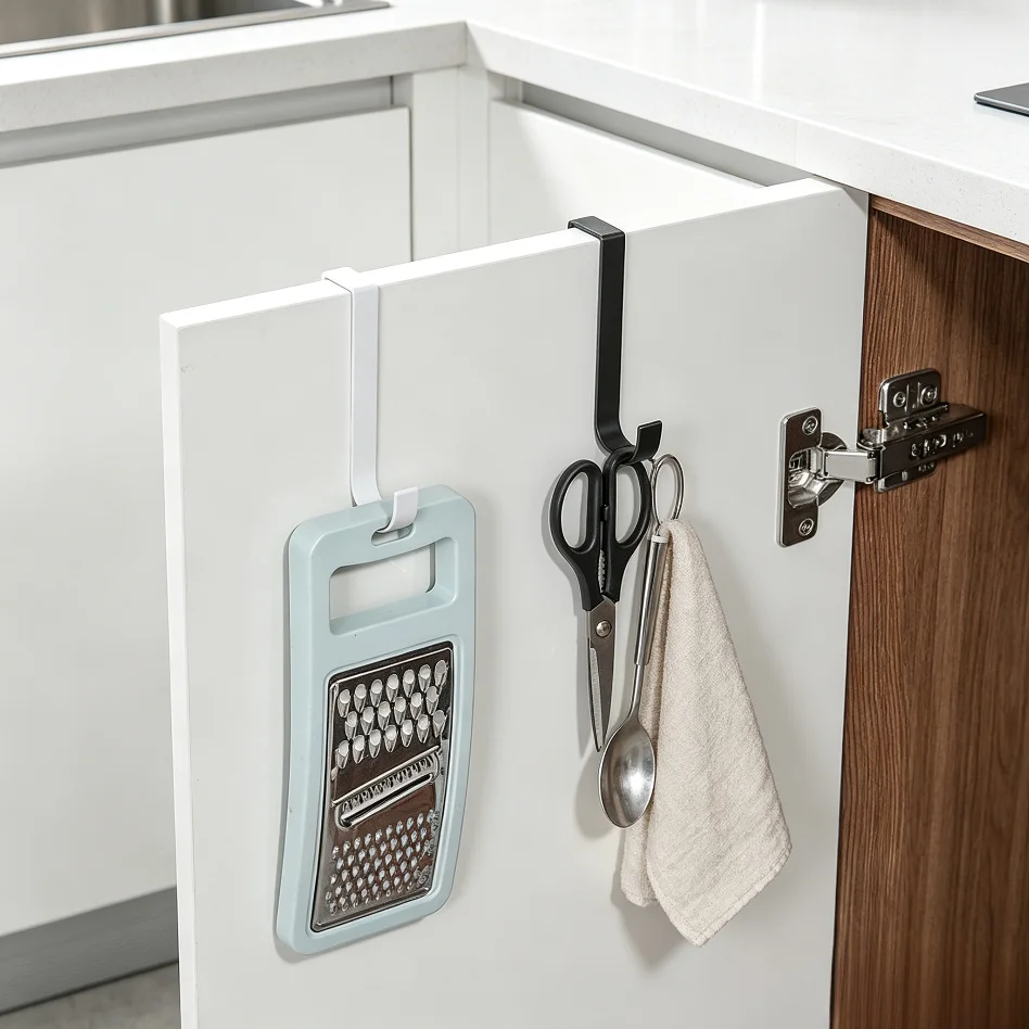 Aluminum Alloy Slide‑on S Hooks Practical Hanger Accessories for Square Pipe Shelving