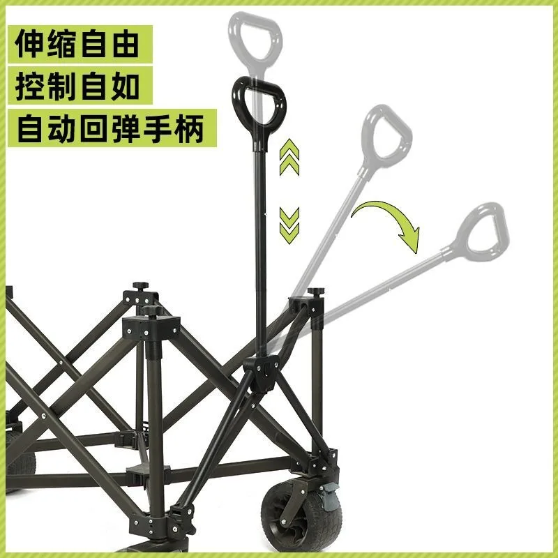 Upgrade Portable Stall Truck Outdoor Camping Picnic Night Market Stall Sandwich Crispy Sausage