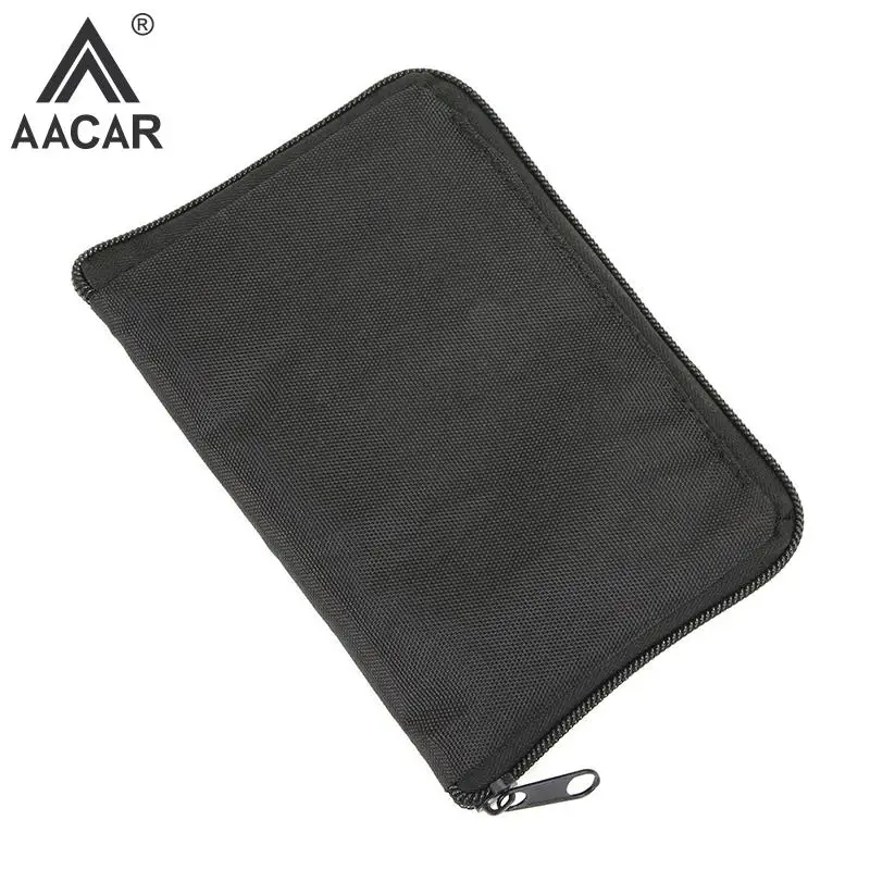 Portable Blood Glucose Meter Storage Bag Blood Pressure And Oxygen Meter Carrier Organizer Black Zipper Storage Bag Household