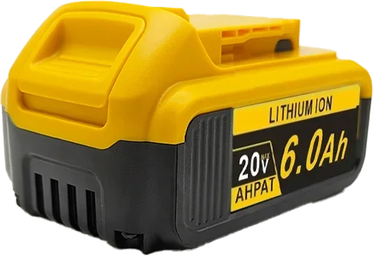 New 100% Original 6000mAh 20V for Dewalt Power Tool Battery DCB206 20V 6.0Ah Battery DCB206 20V Battery DCB205 DCB204-2