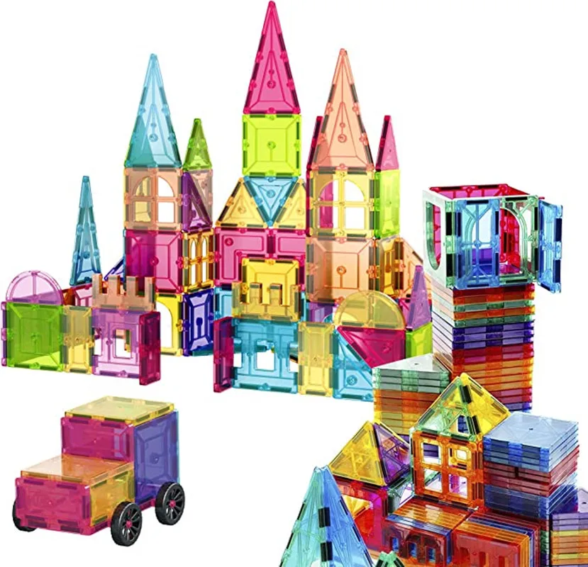 Décennie s de construction magnétiques pour enfants, jouet de bricolage, nuit magnétique, carreaux, Montessori, jouets magnétiques, cadeau pour enfants, 1PC