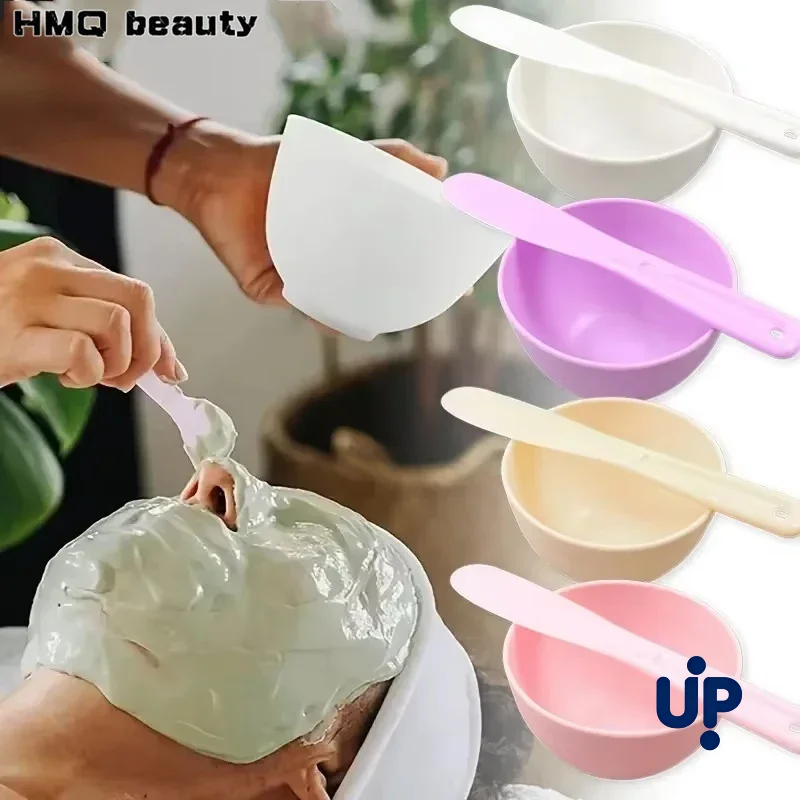 Face Mask Mixing Bowl Set Facial Skin Care Tools Kit Silicone Mask Brush Facial Applicator Spatula Measure Spoon Beauty Supplies