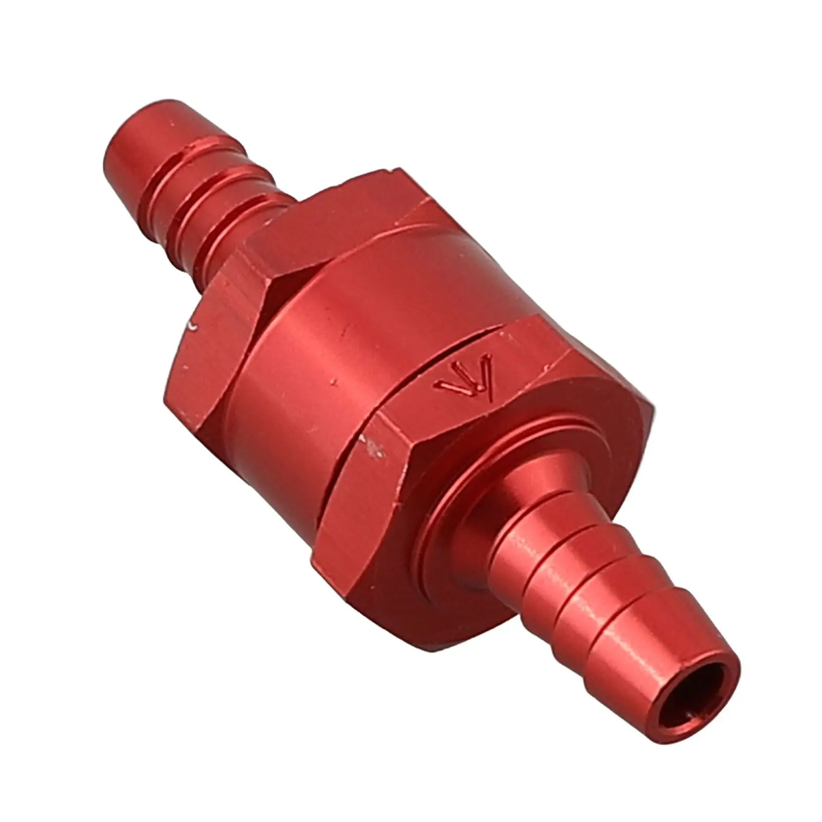 Aluminum Alloy Fuel Non Return Check Valve Red Unidirectional Package Content Fit For Carburettor And Low Pressure Fuel Systems