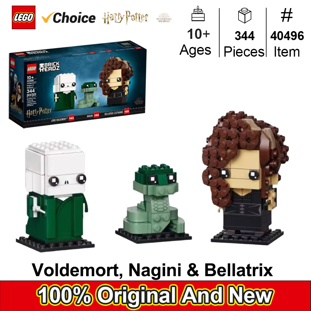 

LEGO 40496 Гарри Поттер Волдеморт, Нагини и Белтрикс, Гарри Поттер ™ фанаты от 10 лет и до этого креативного подарка-строительной
