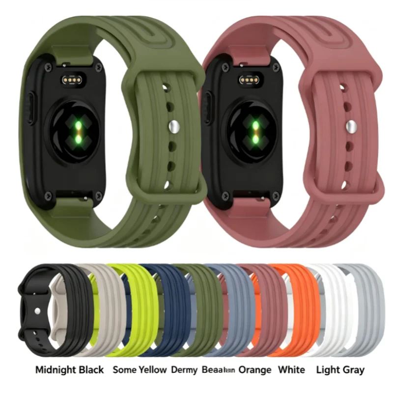 Soft Silicone Strap Replacement for Garmin CIRQA Smart Band Adjustable Sports Wristband Breathable Quick Release Fitness Tracker