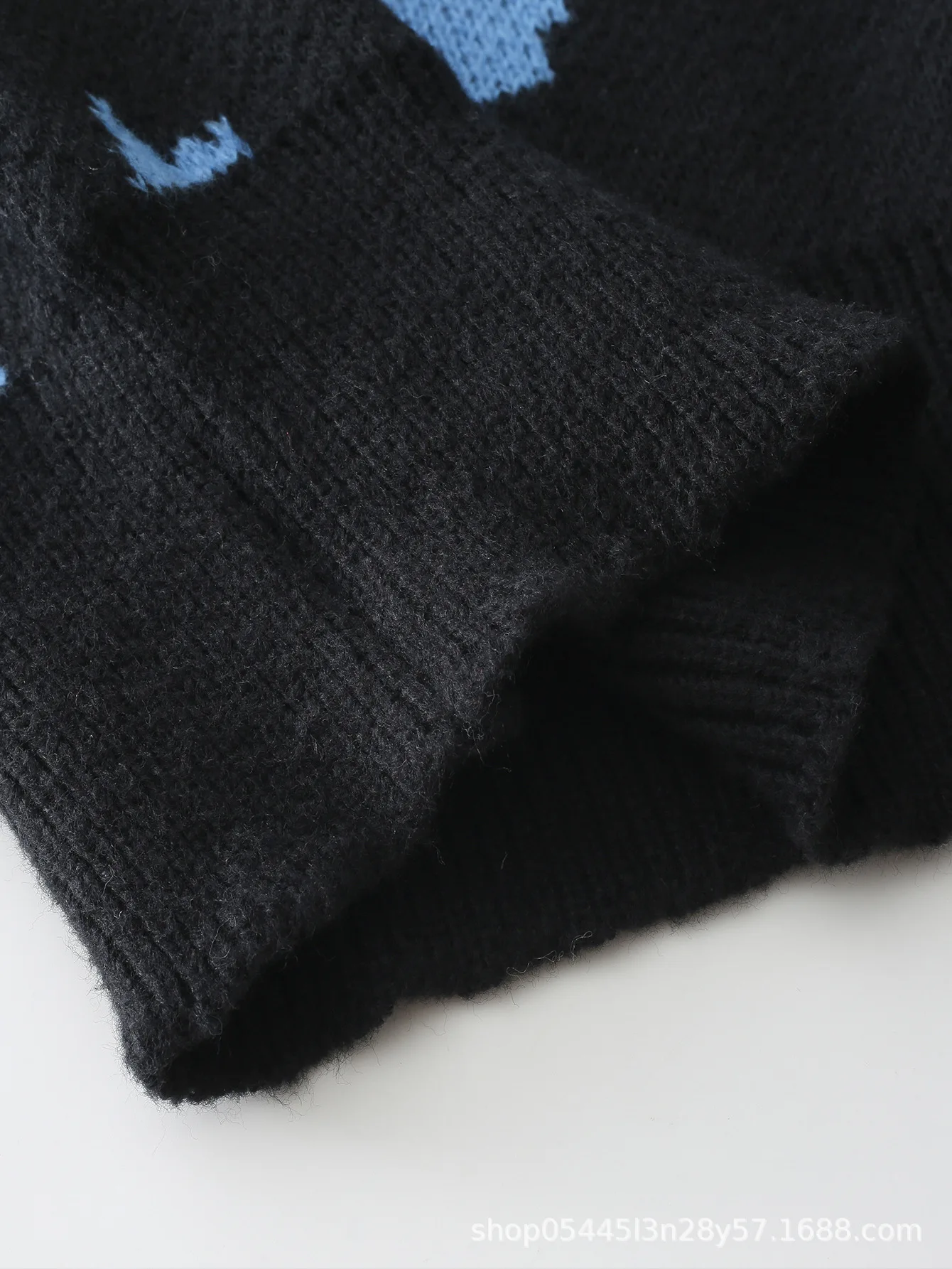 أزياء العلامة التجارية المتناقضة اللون غير النظامية التعادل صبغ تصميم سترة الرجال الرجعية عارضة كسول جولة الرقبة محبوك قاعدة طويلة الأكمام