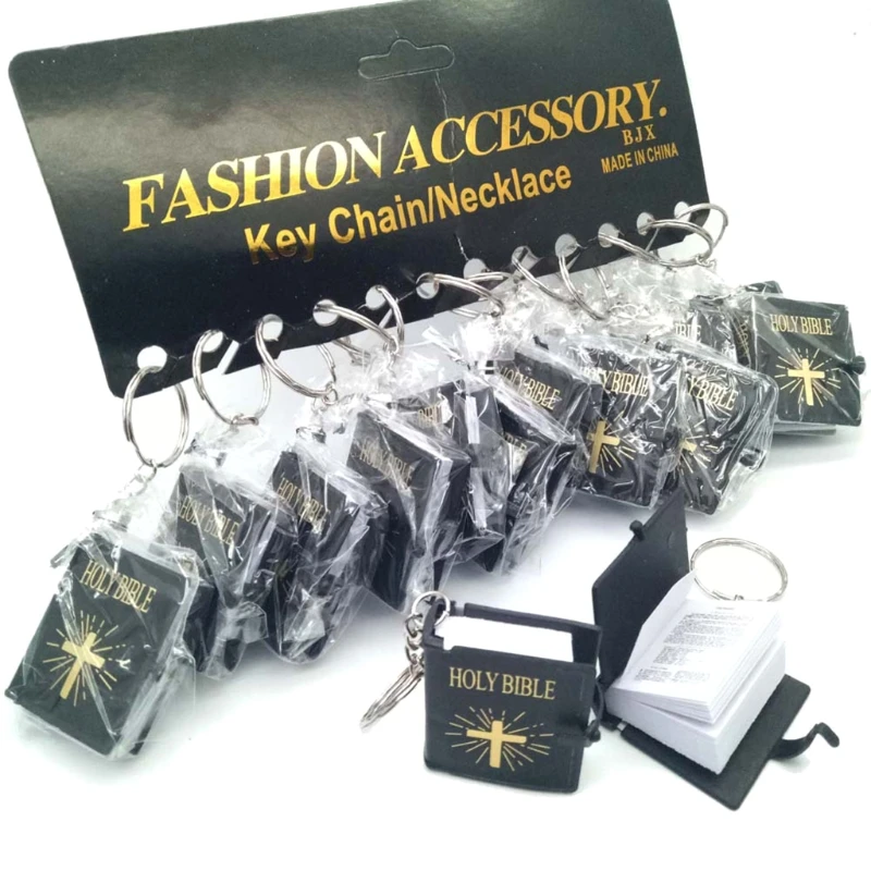 English Version Mini Religious Christian Keychain for Key Chain for Ke Drop shipping