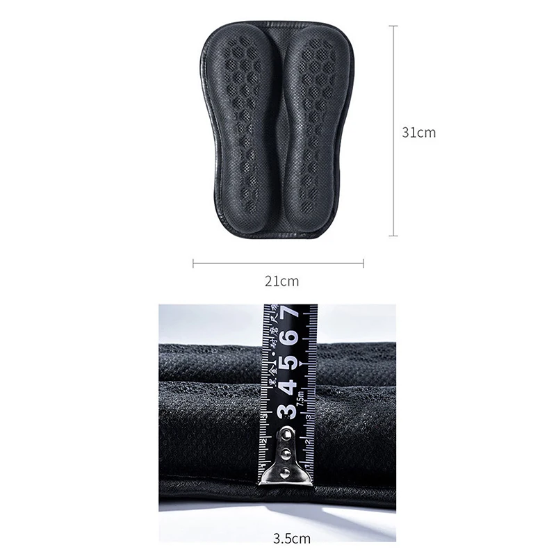 Motorcycle Seat Cushion Anti-Slip Inflatable 3D Blow Air Cushion Breathable Relief Ride Seat Pad Motorbike Accessories