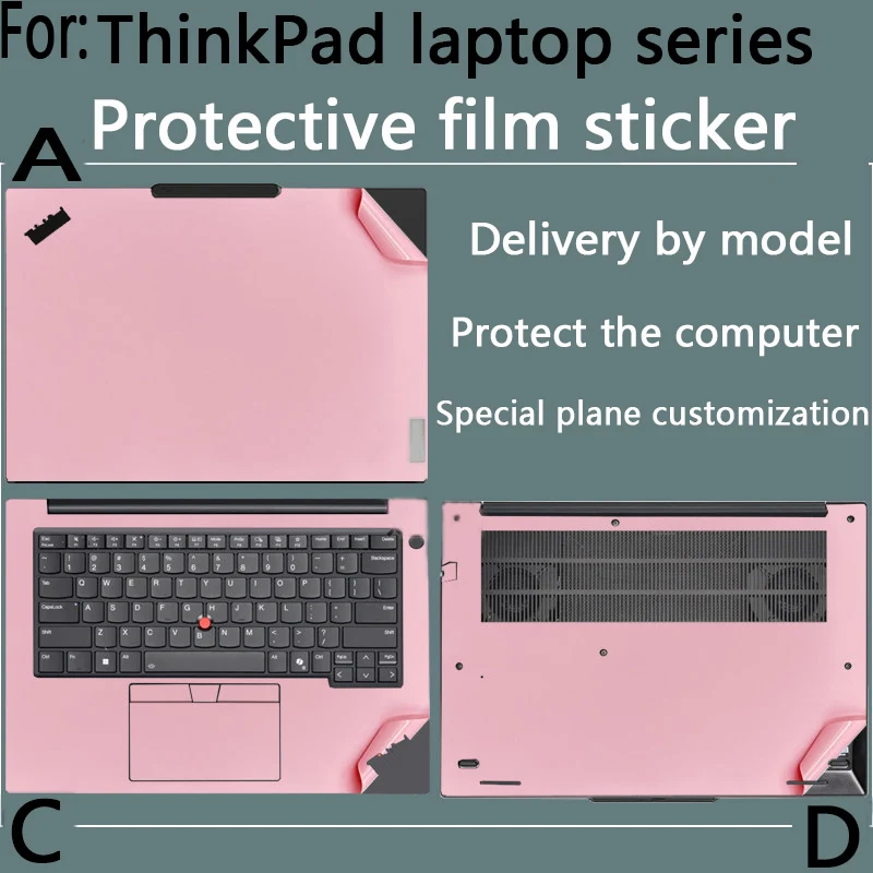 For ThinkPad X1 Carbon Gen 14/13 Aura Edition protective film sticker ThinkPad X1 2in1 Gen 11/10 laptop shell film fuselage skin