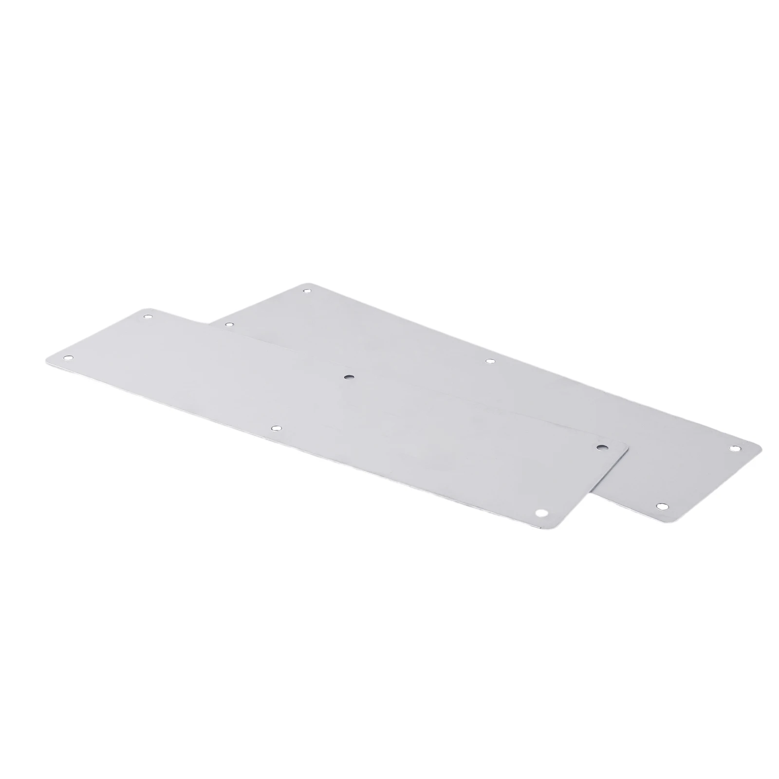 Hardware Door Kick Plate Without Word Plate 2Pcs Door Sign Kick Plate Stainless Steel Without Handle Brand New