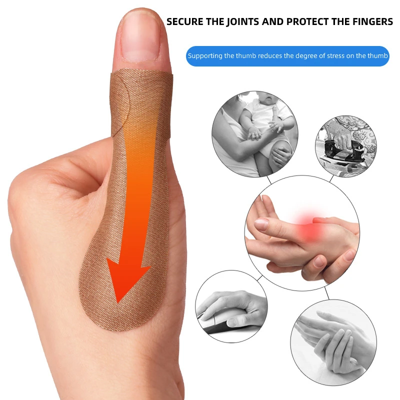 

10PCS Anti Rubbing Toe Patch Hallux Valgus Bunion Corrector Orthopedic Feet Bone Thumb Adjuster Correction Patches Pedicure Tool