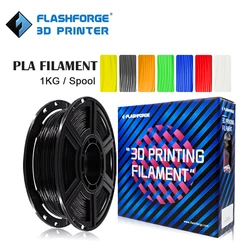 Flashforge PLA 3D Printer Filament 1.75mm 1KG Spool Plastic For 3D Pens Printing Material Color Change Rainbow Black White Color