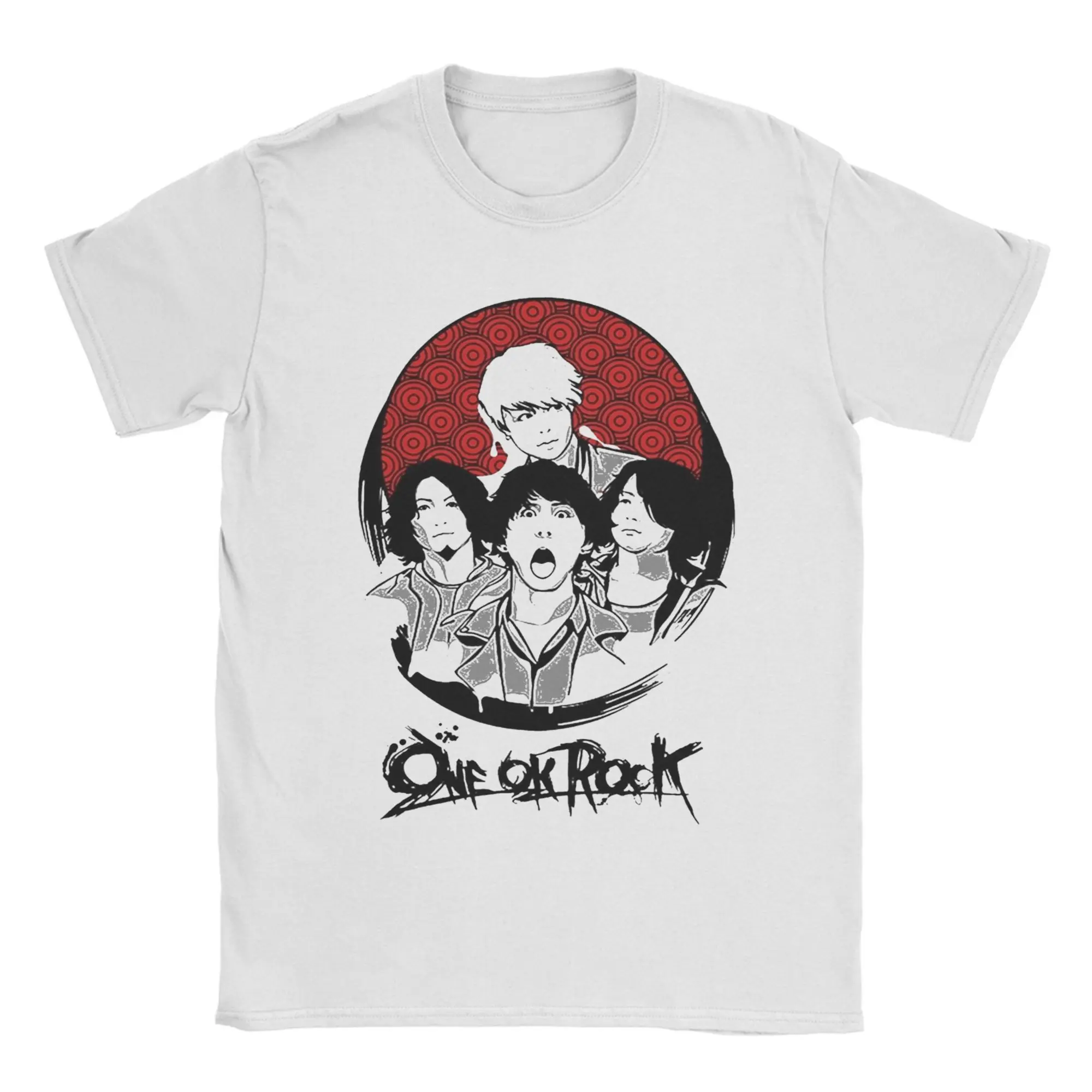 

Vintage One Ok Rock Japan Music T Shirt Men Cotton Short Sleeve Round Neck Summer TopsTops