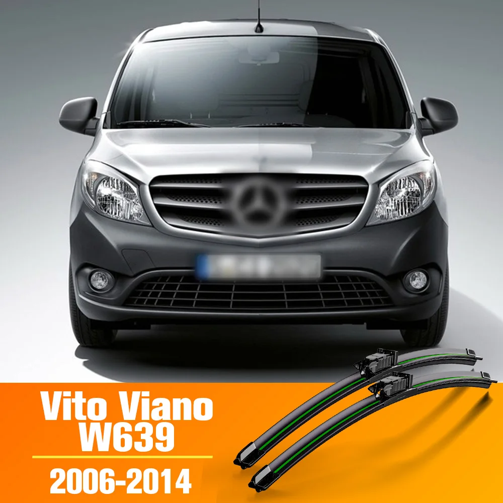 Wiper Front Wiper Blades For Mercedes Benz Vito Viano W639 2006-2014 2007 2008 2009 Windshield Windscreen Front Window 28\