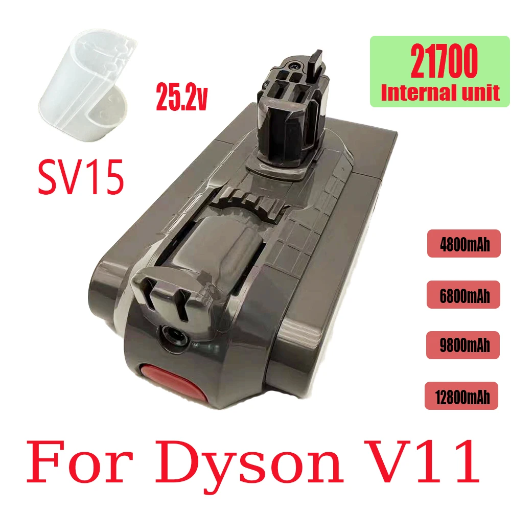 

100% New Rechargeable Battery 4800/12800mah For Dyson V11 V15 DT Abs SV15 V11 Animal Absolute Floppy Wireless Vacuum Cleaner