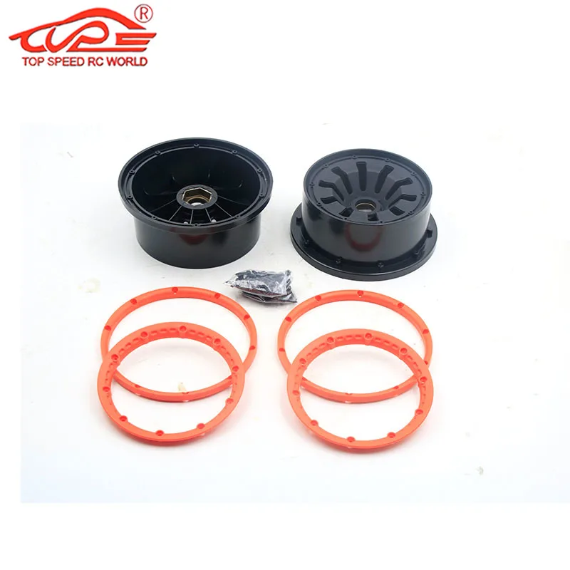 Upgrade Tire Parts Wheel Hub Rear or Front Kit for 1/5 Scale Rc Car Gas HPI ROFUN BAHA ROVAN KM BAJA 5B SS Buggy Truck Parts