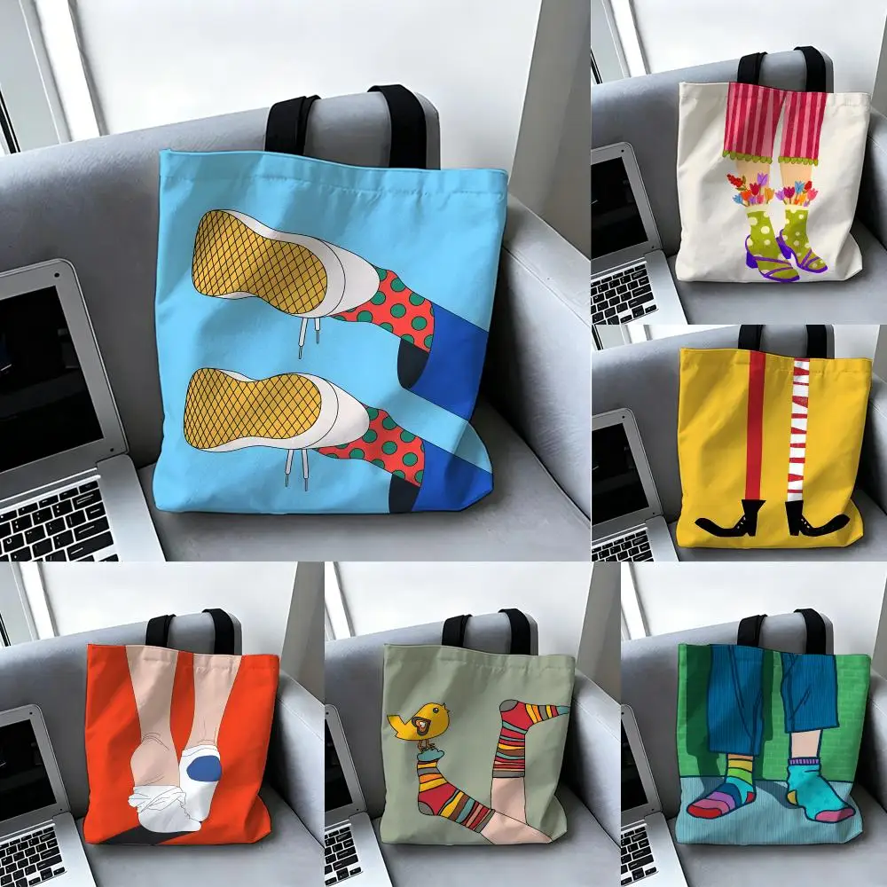Foot Storage Bags Handbag Women Casual Underarm Top Handle Bag Lady Shopping Travel Bags