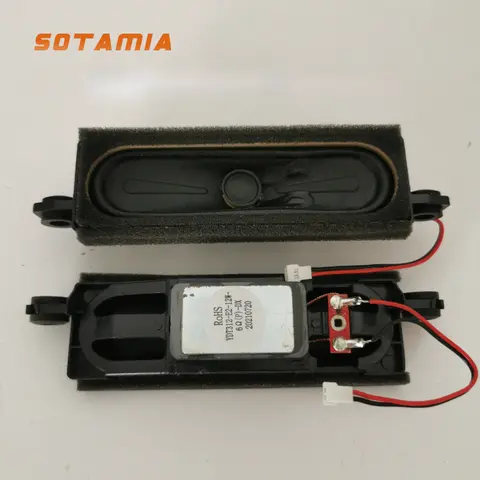 SOTAMIA 2PCS LCD TV Speaker 6 Ohm 12W YDT312-B1 TV LCD Speaker Update Home Audio-visual Electrical Repair Accessories