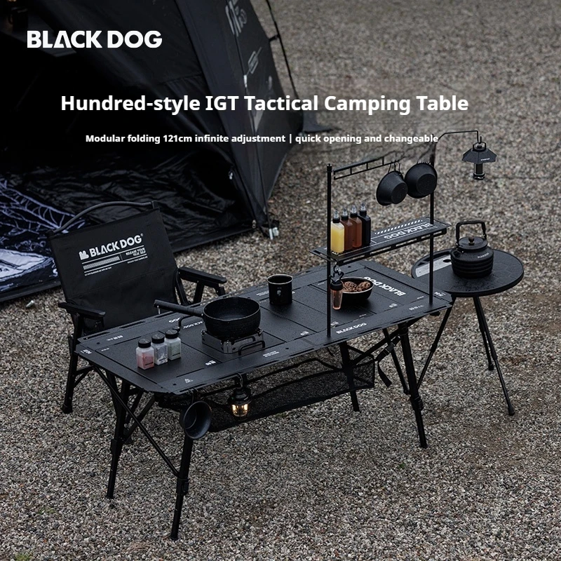 

Naturehike BLACKDOG Camping Tactical Table Quick-Open Folding Table Aluminum Alloy Can Spliced ​​Outdoor Picnic DIY Unit Table