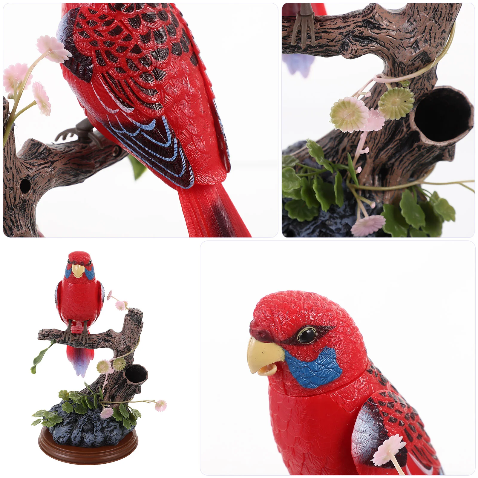 Parrot Voice Control Toy Garden Adornment Toys Electric Recording Bird Early Learning