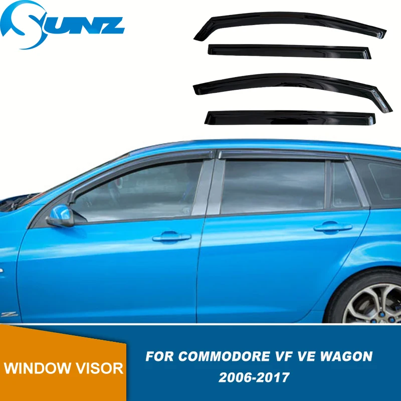 

4pcs Weathershield Window Visors For COMMODORE VF VE WAGON 2006-2017 Car Window Rain Guard Sun Visor Cover Side Window Deflector