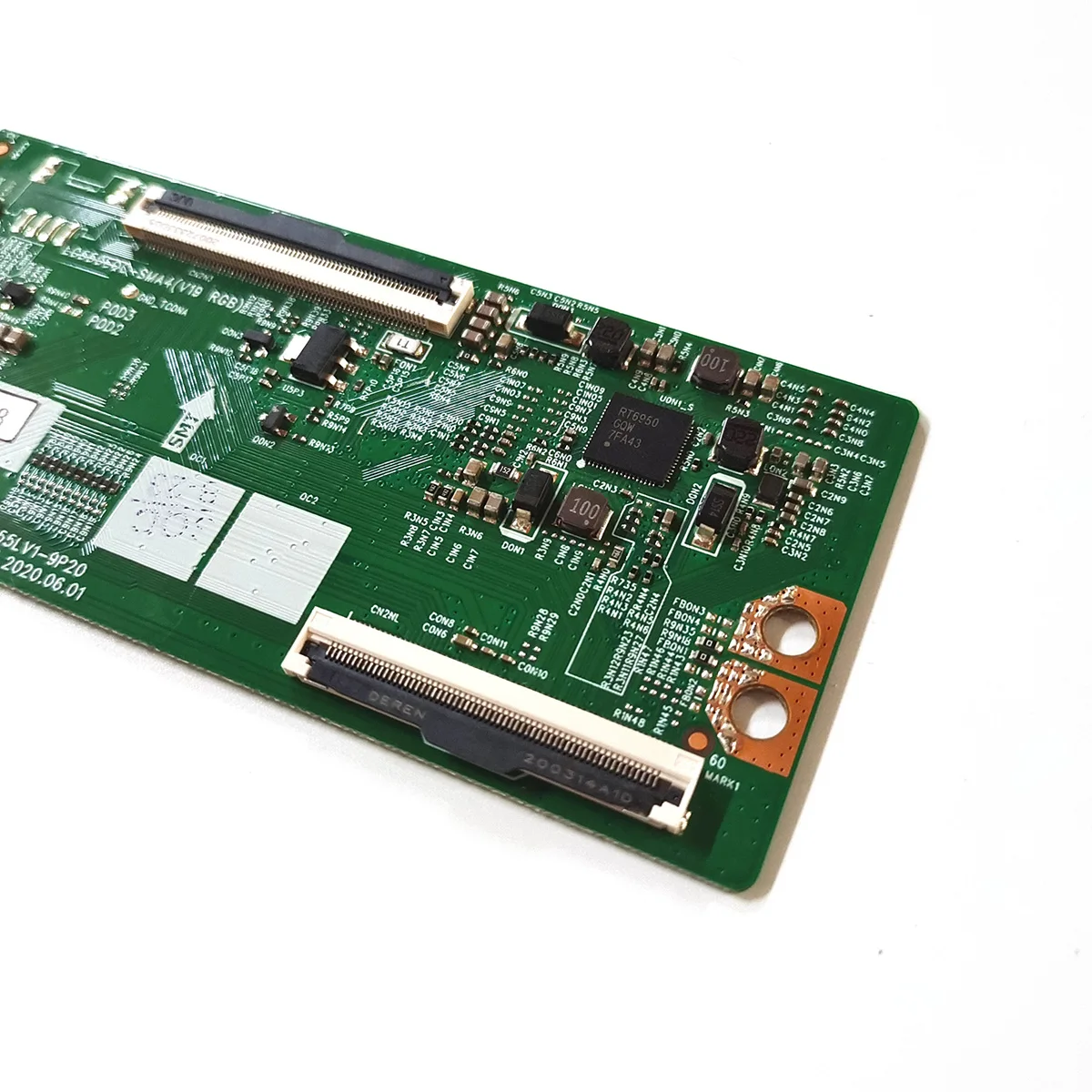 Placa lógica original, 5800-T55LV1-9P20 VER00.07, LC550EQC-SMA4, Kit de reparação Skyworth 55UC6200, COOCAA 55S6G, METZ 55MUC7000Z