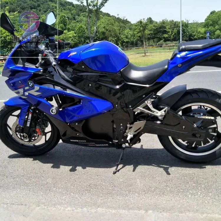 Hot Sale 5000W Electric Racing Motorcycle New Condition 72V Brushless Wholesale Customization Max Load 200kg Lithium Battery