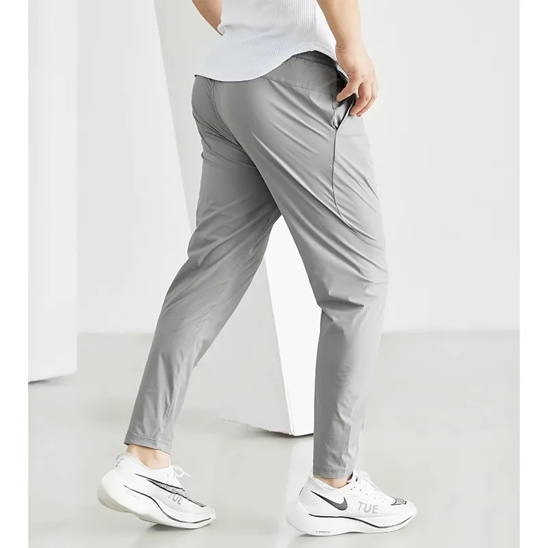 Sportedly-Pantalon de survêtement de jogging pour homme, séchage rapide, mince, élastique, gym, fitness, entraînement, sport