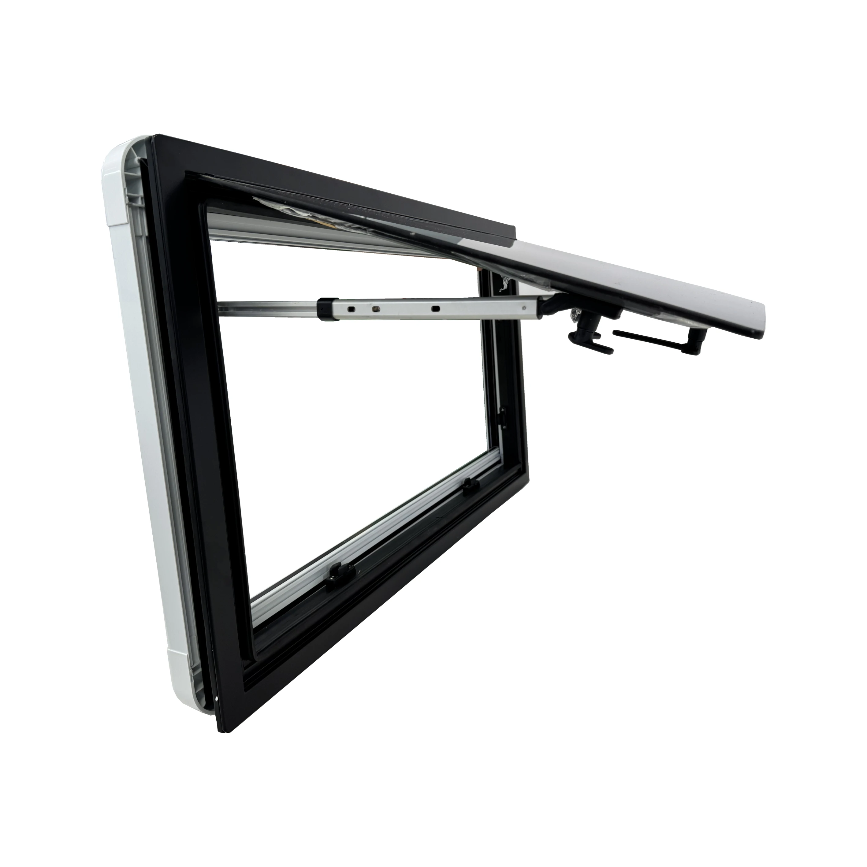 رائجة البيع TONGFA عالية الجودة RV قافلة متنقل الزاوية اليمنى نافذة خروج الألومنيوم مع زجاج أكريليك مزدوج #5