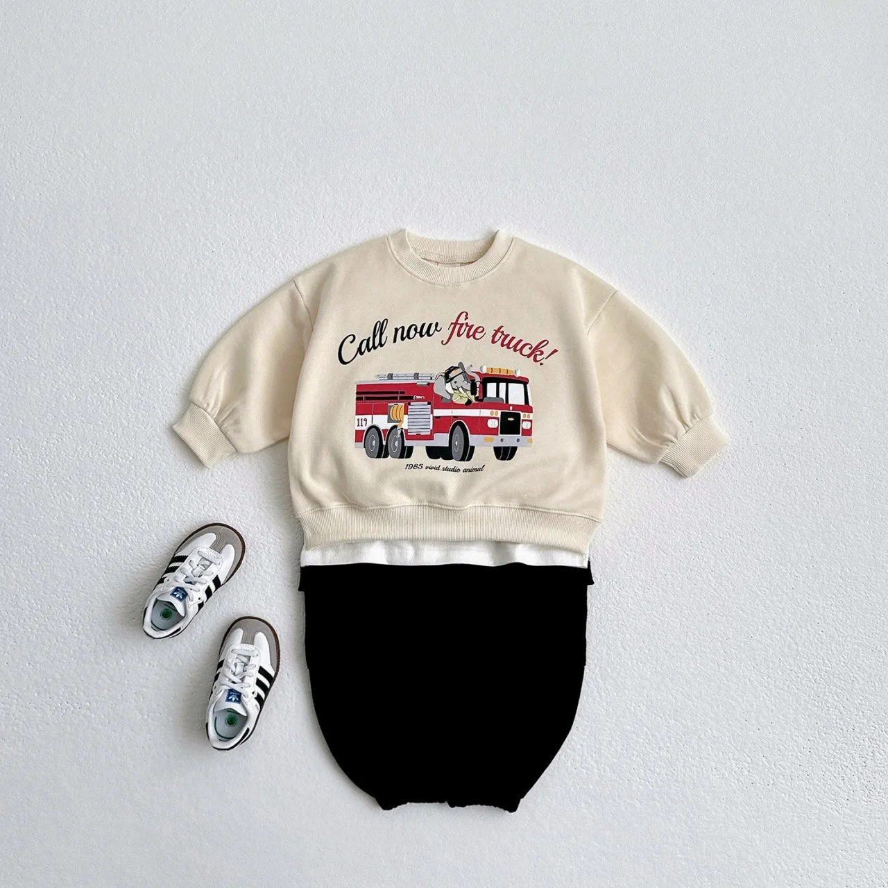 2024 Autumn New Baby Boys Casual Sweatshirt Cute Cartoon Car Print Pullover For Children Cotton Sweatshirt Infant Girl Clothes