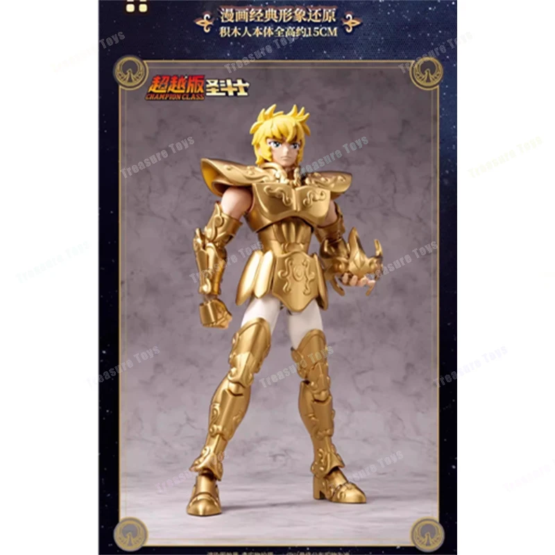 In Magazzino Blokees Saint Seiya Myth Cloth Ex Leo Aiolia Cavalieri Del Zodiaco Anime Action Figure Figure Giocattoli Personalizzati Regali